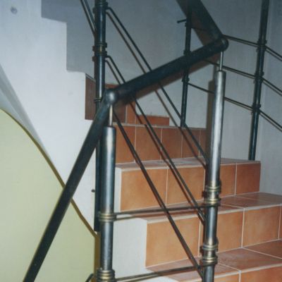 Treppengeländer aus Stahl